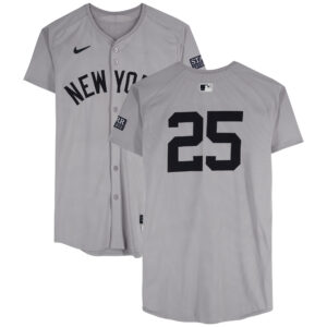 Gleyber Torres New York Yankees Game-Used #25 Gray Jersey vs. Minnesota Twins on May 16, 2024