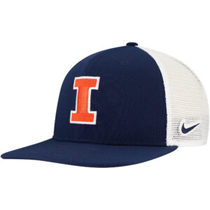 Men's Nike Navy Illinois Fighting Illini Meshback Snapback Hat