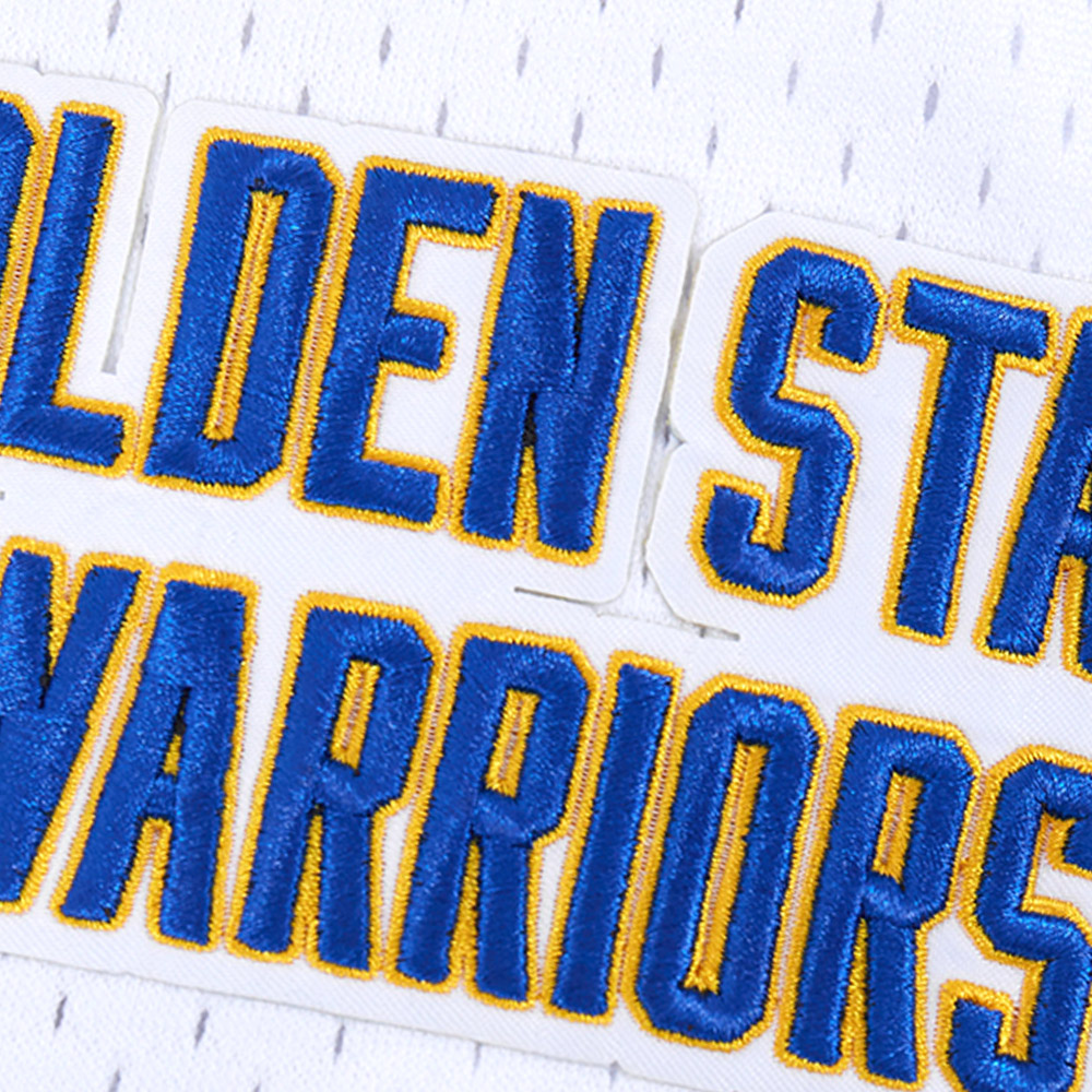 Men's Pro Standard White Golden State Warriors Classic Mesh V-Neck Button-Up Shirt - Image 13