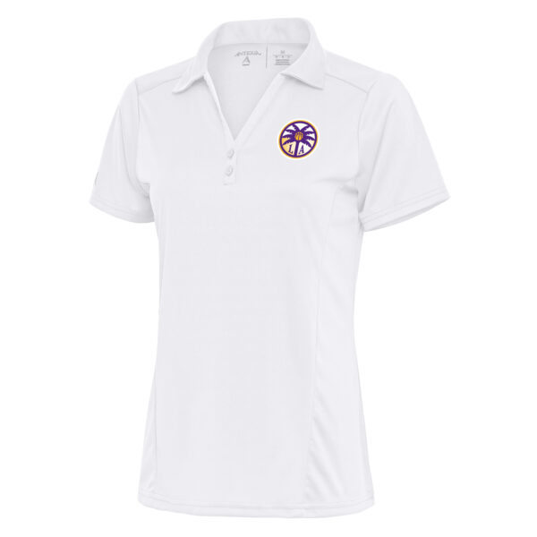 Women's Antigua White Los Angeles Sparks Tribute Polo