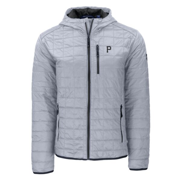 Men's Champion Heathered Gray Montana Grizzlies Reverse Weave Fleece Pullover Hoodie - Image 3