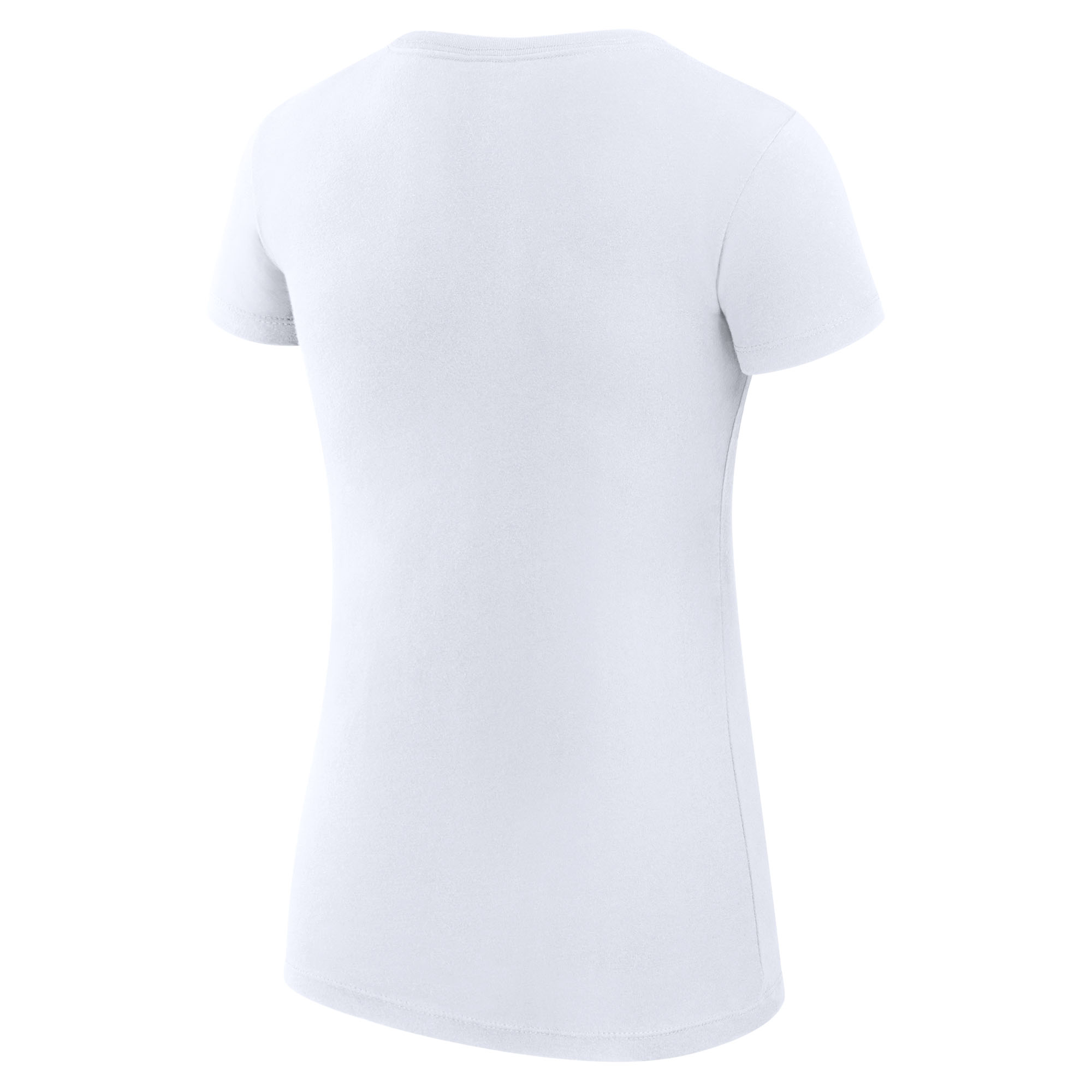 Women's G-III 4Her by Carl Banks White Miami Dolphins Subtle Football Fitted T-Shirt - Image 7