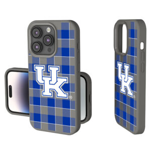 Keyscaper Kentucky Wildcats Plaid Soft Touch iPhone Case