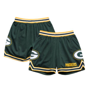 Men's Chalk Line Green/Gold Green Bay Packers Court Shorts
