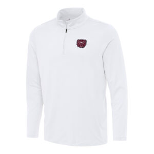 Men's Antigua White Missouri State University Bears Reprocess Quarter-Zip Top