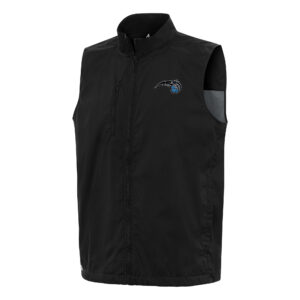 Men's Antigua  Black Orlando Magic Brisk Full-Zip Vest