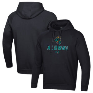 Men's Under Armour Black Coastal Carolina Chanticleers Alumni Rival Fleece Pullover Hoodie