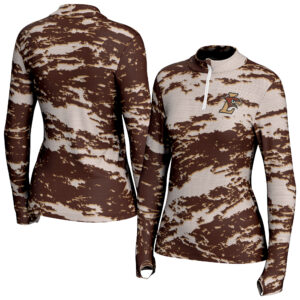 Women's ProSphere Brown Lehigh Mountain Hawks Fortitude 2.0 Quarter-Zip Pullover