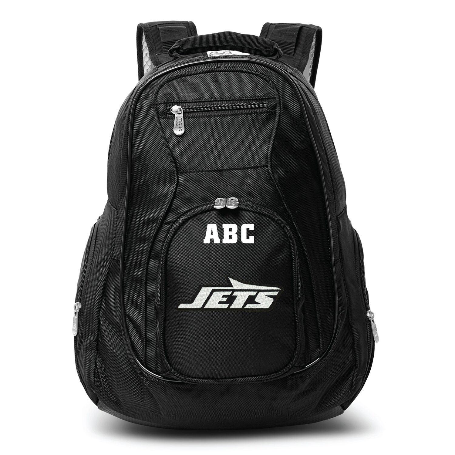 MOJO Black New York Jets Personalized Premium Laptop Backpack