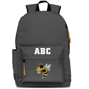 MOJO Gray Georgia Tech Yellow Jackets Personalized Campus Laptop Backpack