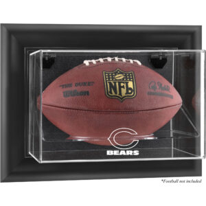 Chicago Bears Black Framed Wall-Mountable Football Display Case