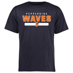 Men's Navy Pepperdine Waves Team Strong T-Shirt