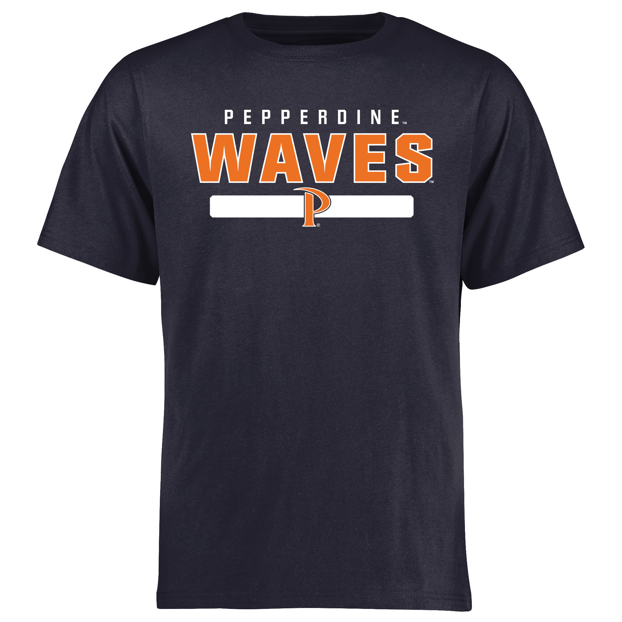 Men's Navy Pepperdine Waves Team Strong T-Shirt