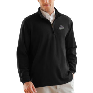 Men's Black Central Arkansas Bears 1/4-Zip Flat Back Pullover Jacket