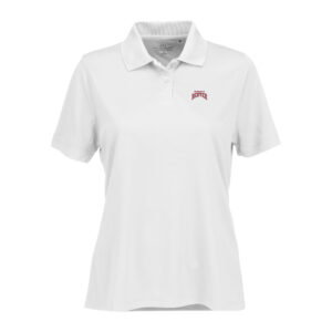 Women's White Denver Pioneers Vansport Omega Plus Size Tech Polo
