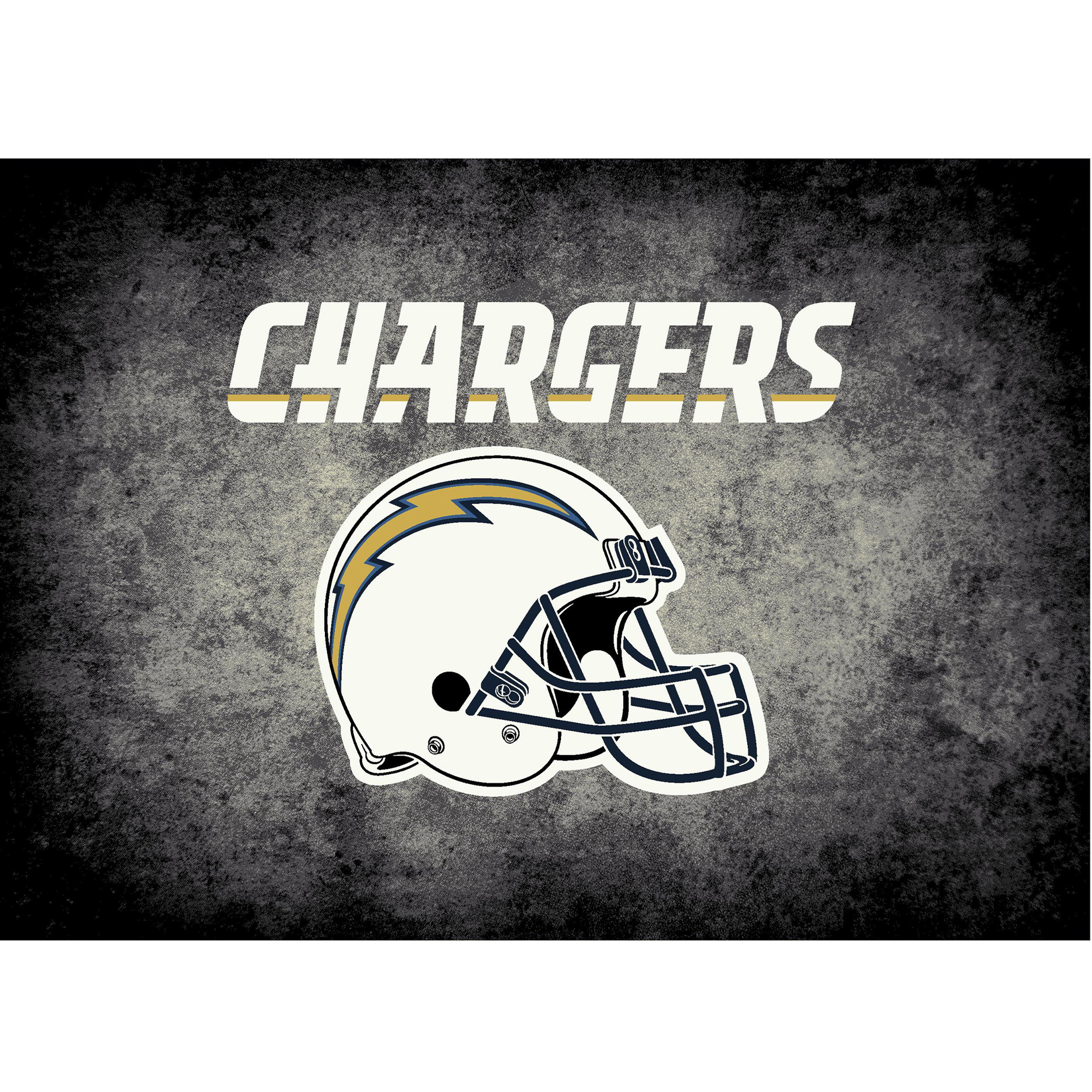 Los Angeles Chargers Imperial 7'8'' x 10'9'' Distressed Rug - Image 8
