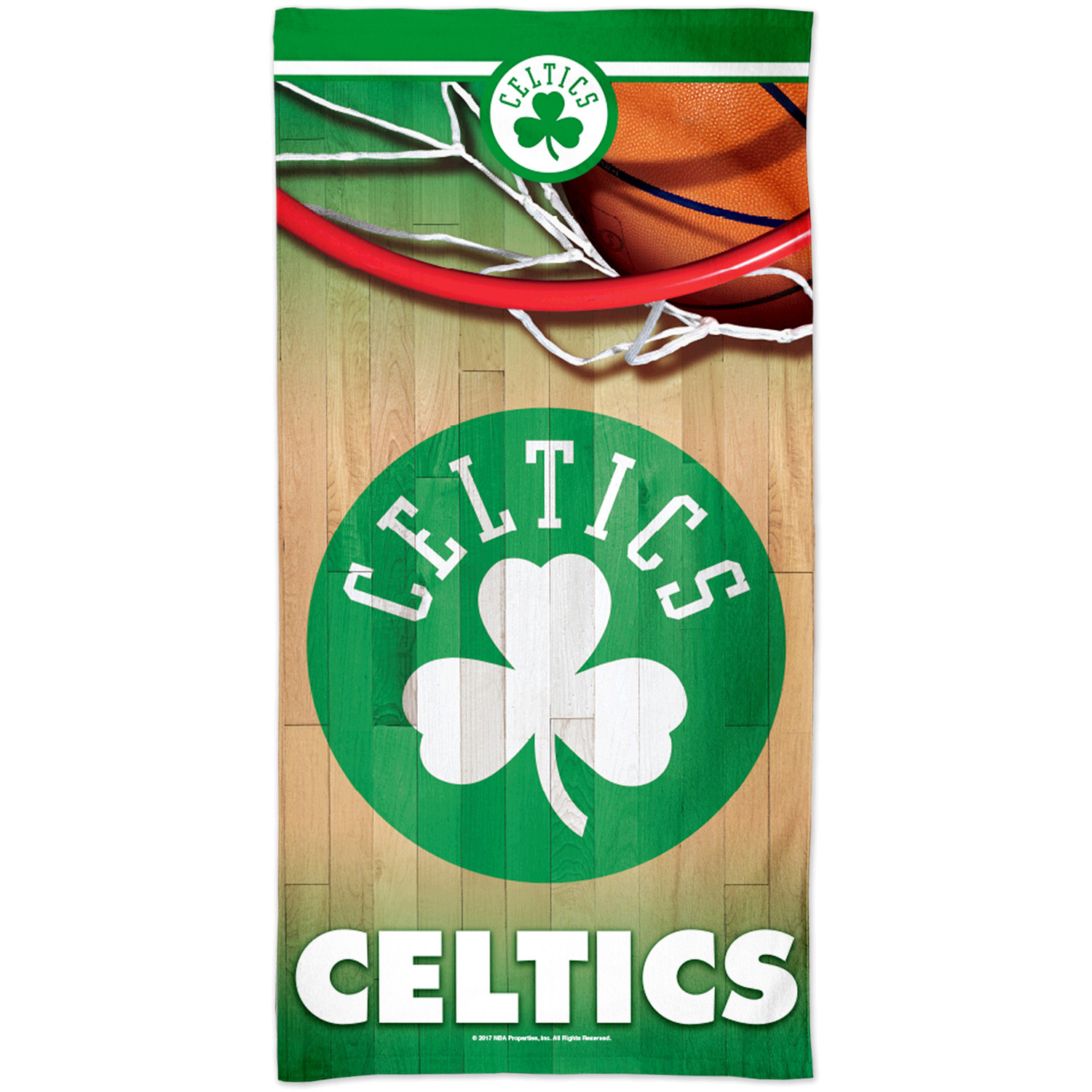 WinCraft Boston Celtics 30" x 60" Spectra Beach Towel