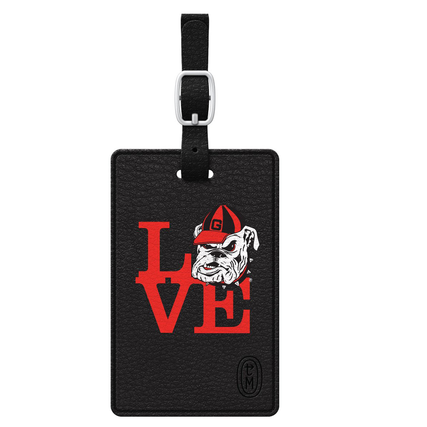 Black Georgia Bulldogs Love Bag Tag - Image 2