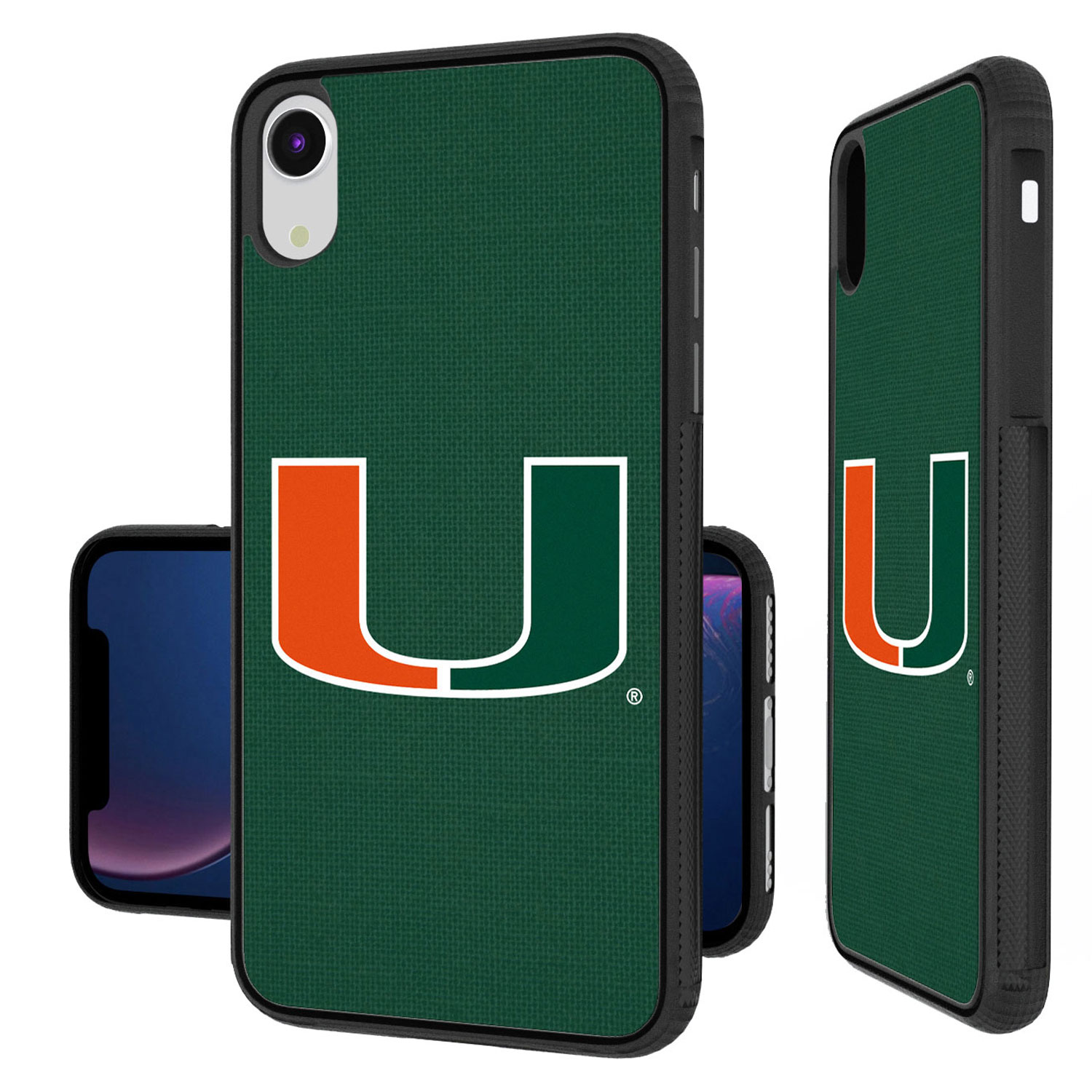 Miami Hurricanes iPhone Solid Design Bump Case - Image 14