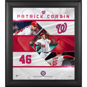 Patrick Corbin Washington Nationals Framed 15" x 17" Stitched Stars Collage