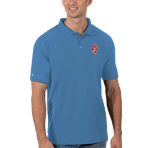 Men's Antigua Blue Colorado Rapids Legacy Pique Polo