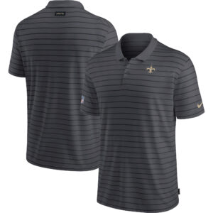Men's Nike Charcoal New Orleans Saints Sideline Victory Coaches Performance Polo