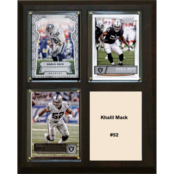 Khalil Mack Oakland Raiders 8'' x 10'' Plaque
