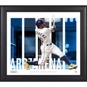 Randy Arozarena Tampa Bay Rays Framed 15'' x 17'' Player Panel Collage