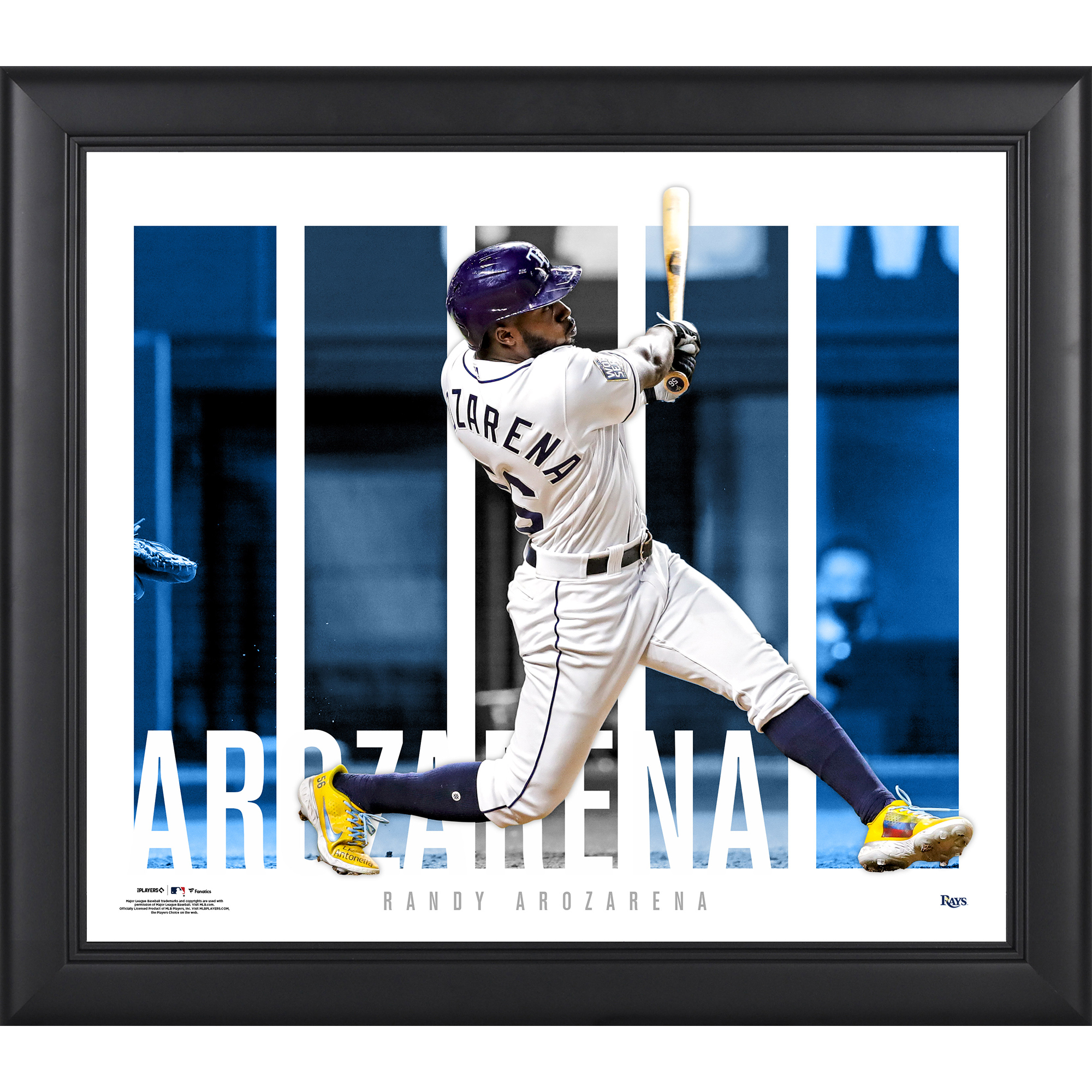 Randy Arozarena Tampa Bay Rays Framed 15'' x 17'' Player Panel Collage