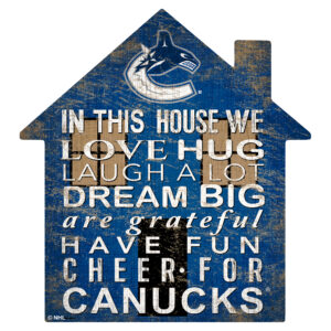 Vancouver Canucks 12'' Team House Sign