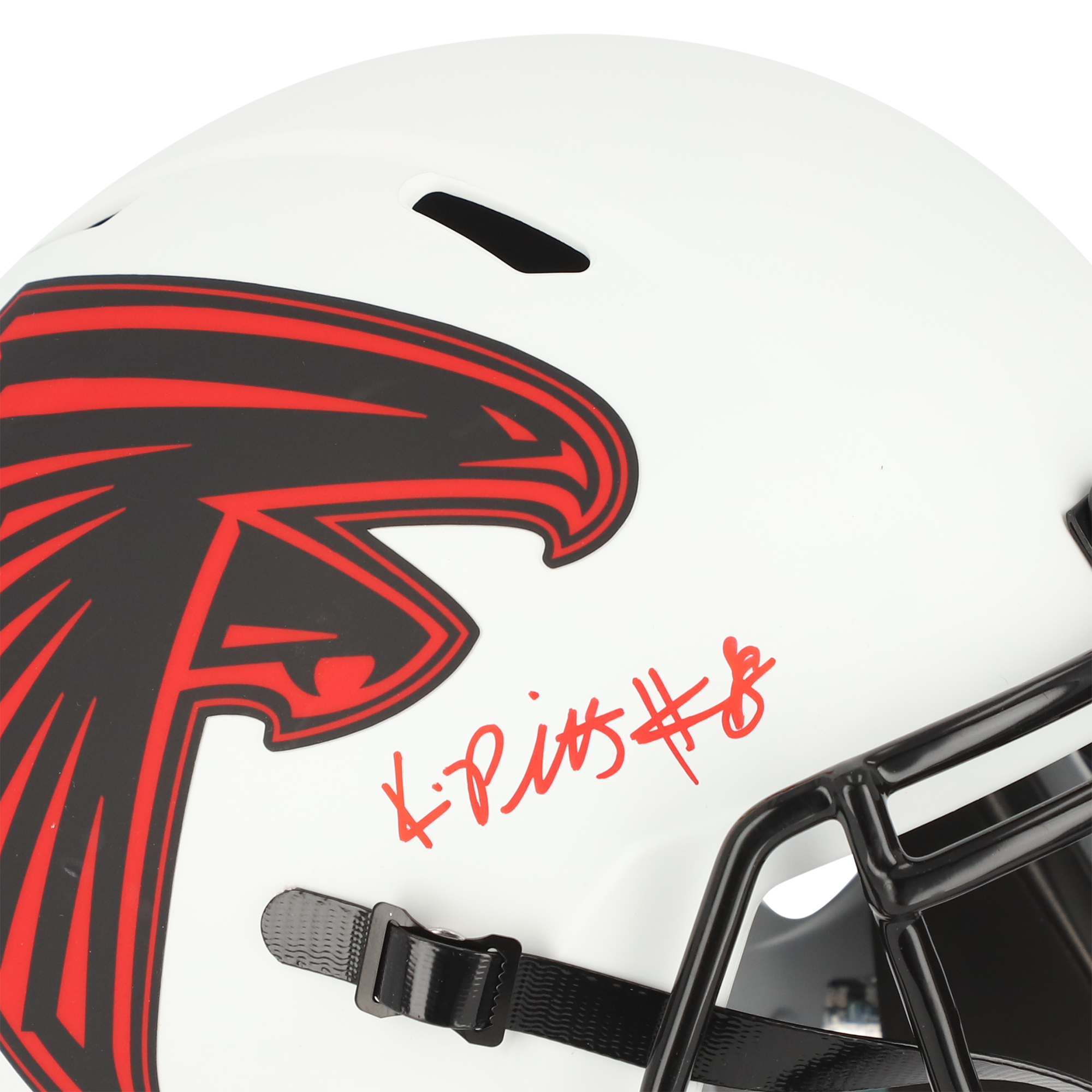 Kyle Pitts Atlanta Falcons Autographed Riddell Lunar Eclipse Alternate Speed Replica Helmet - Image 3