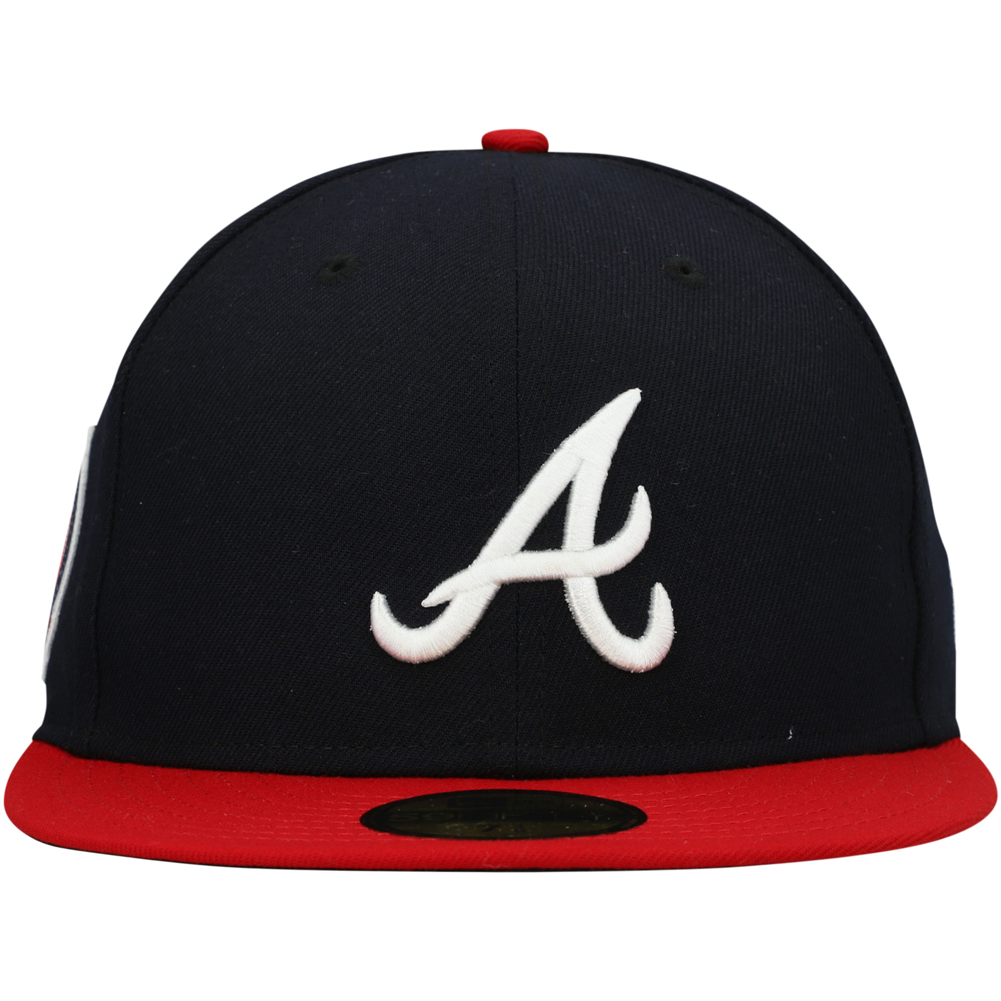 Men's New Era Navy Atlanta Braves 9/11 Memorial Side Patch 59FIFTY Fitted Hat - Image 3