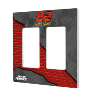 Joey Logano Double Rocker Light Switch Plate