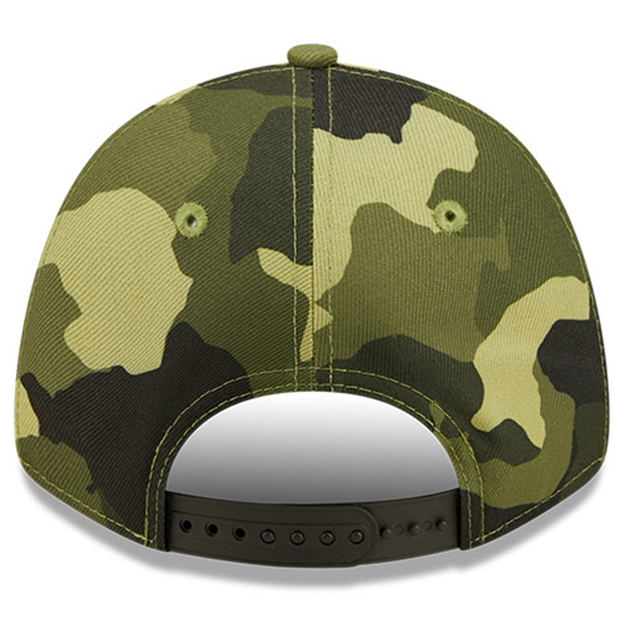 Men's New Era Camo Oakland Athletics 2022 Armed Forces Day 9FORTY Snapback Adjustable Hat - Image 5