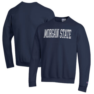 Men's Champion Navy Morgan State Bears Eco Powerblend Crewneck Sweatshirt
