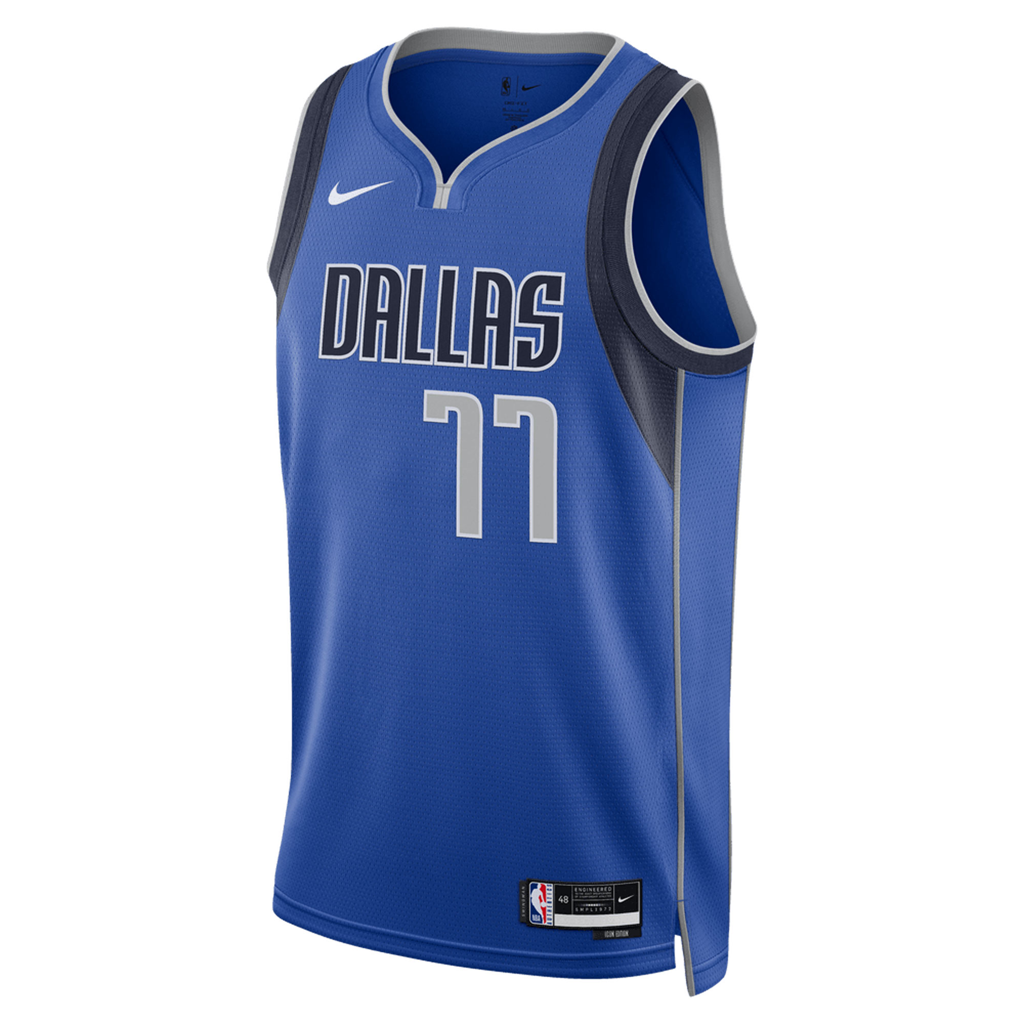 Unisex Nike Luka Dončić Blue Dallas Mavericks Swingman Jersey - Icon Edition - Image 6