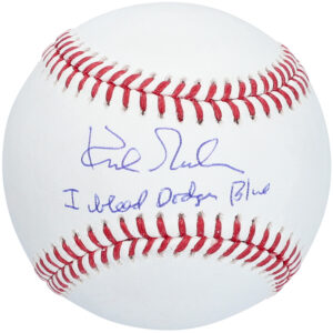 Kirk Gibson Los Angeles Dodgers Autographed Baseball with "I Bleed Dodger Blue" Inscription