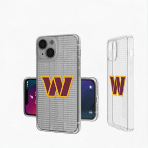 Washington Commanders iPhone Clear Text Backdrop Design Case