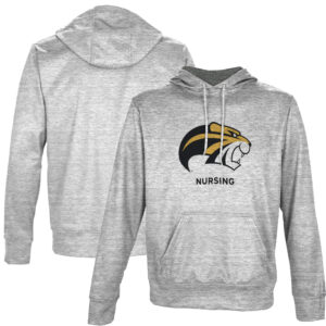 Men's ProSphere Gray Brenau Golden Tigers Nursing Name Drop Pullover Hoodie