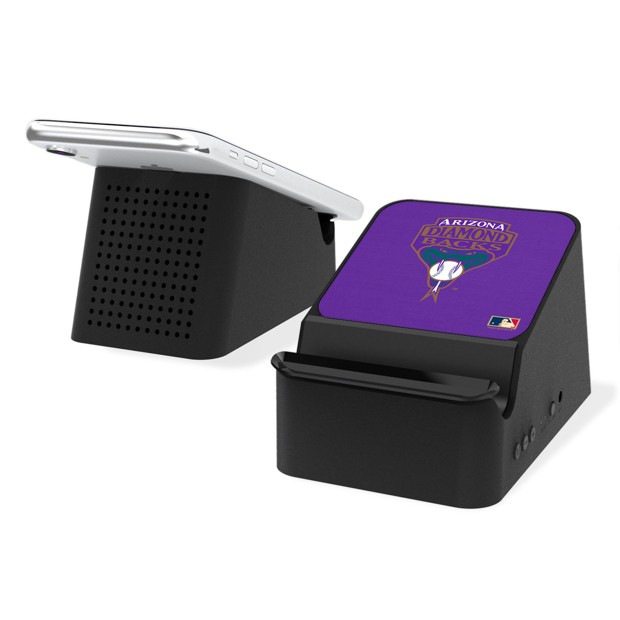 Arizona Diamondbacks 5-Watt Solid Cooperstown Design Wireless Charging Station and Bluetooth Speaker