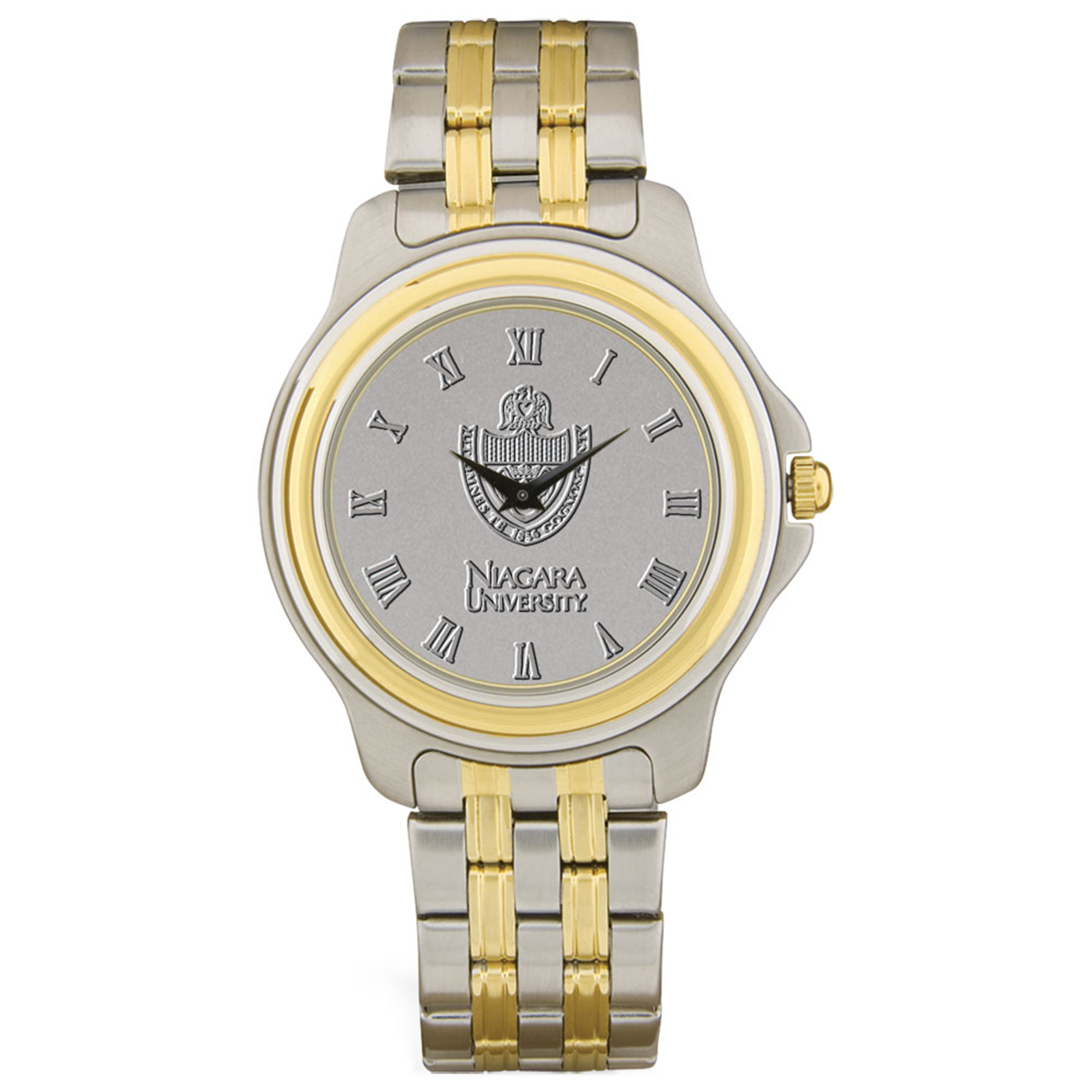 Silver/Gold Niagara University Purple Eagles Two-Tone Wristwatch