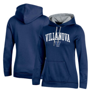 Women's Champion Navy Villanova Wildcats Arch Logo 2.0 Pullover Hoodie