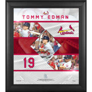 Tommy Edman St. Louis Cardinals Framed 15" x 17" Stitched Stars Collage