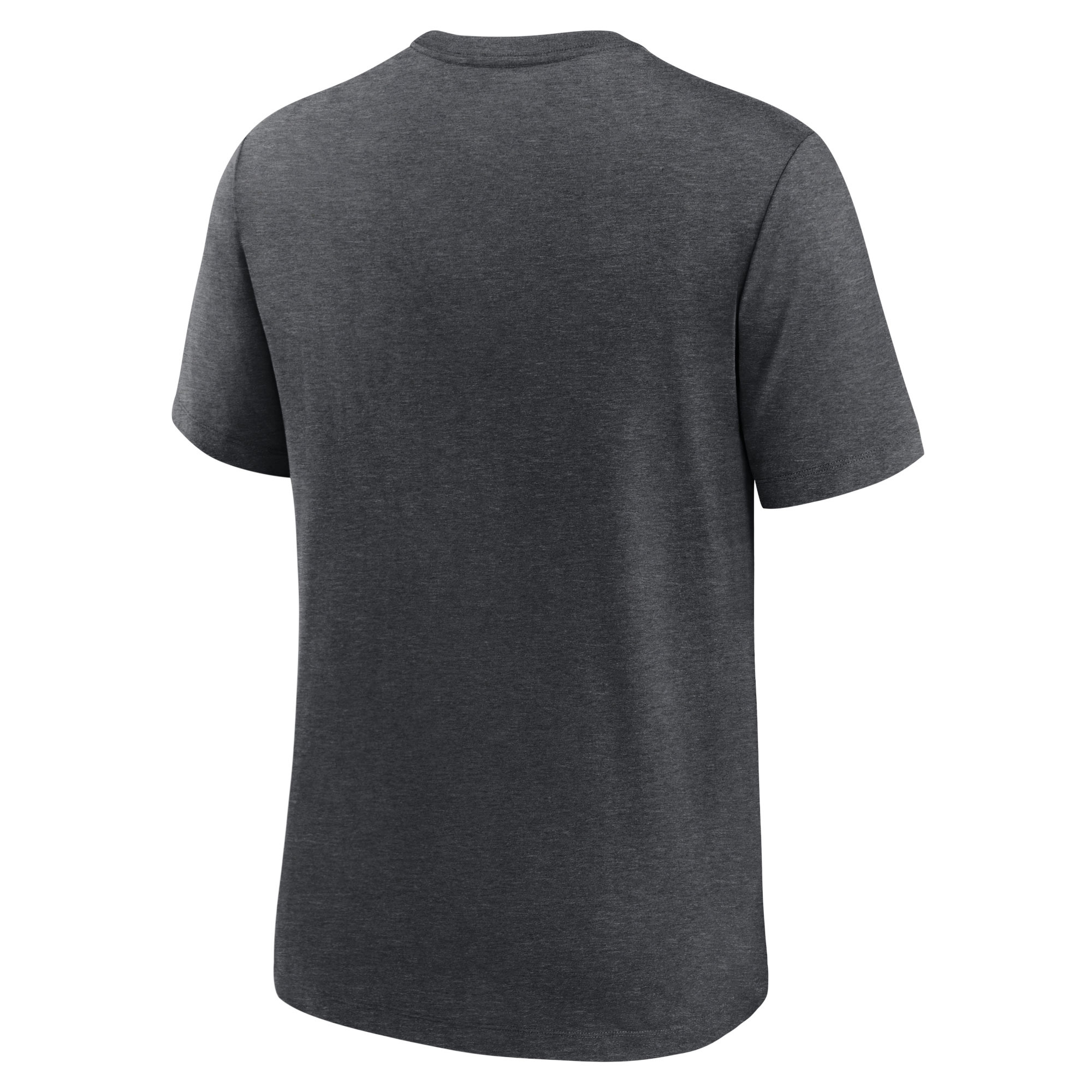 Men's Nike Heather Charcoal Los Angeles Dodgers Authentic Collection Early Work Tri-Blend Performance T-Shirt - Image 4