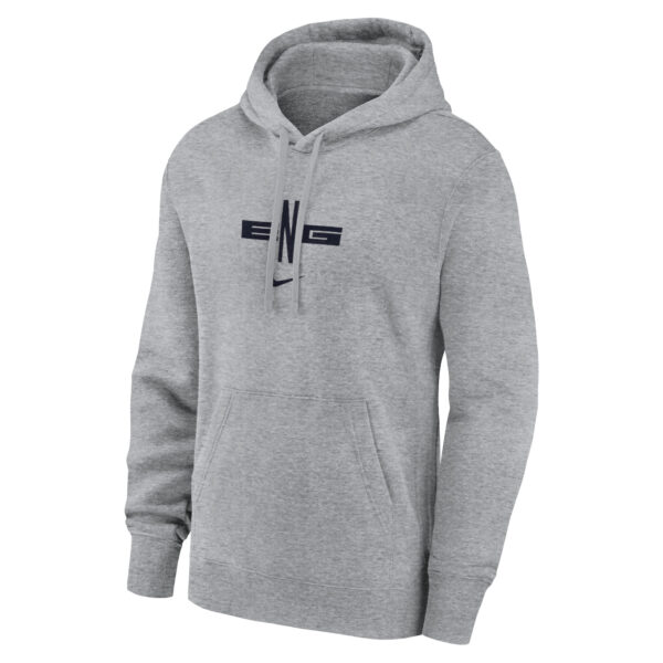 Men's Nike Gray England National Team Club Logo Pullover Hoodie - Image 6