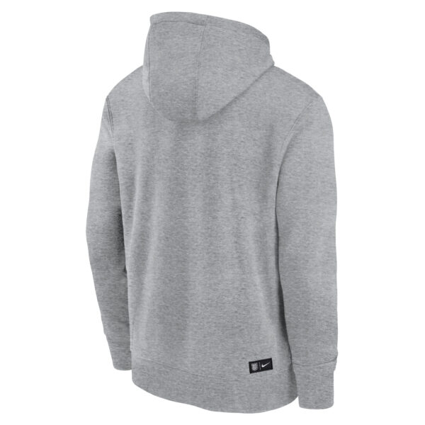 Men's Nike Gray England National Team Club Logo Pullover Hoodie - Image 7