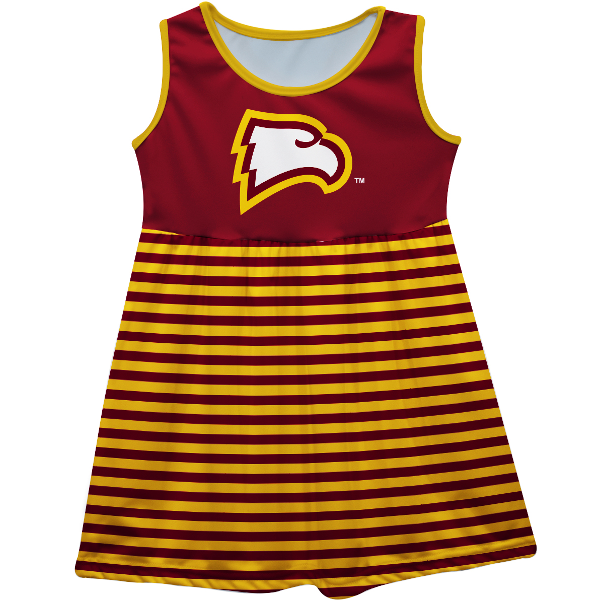 Girls Infant Maroon Winthrop Eagles Tank Top Dress