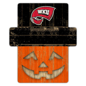 Western Kentucky Hilltoppers 12" x 12" Jack-O-Lantern Display