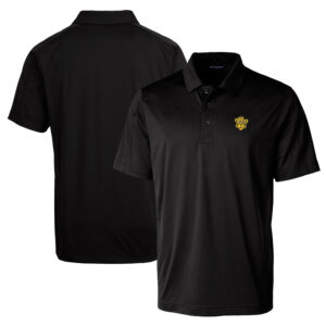 Men's Cutter & Buck Black Missouri Tigers Team Logo Big & Tall Prospect Textured Stretch Polo