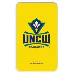 UNC Wilmington Seahawks Solid Design 10000 mAh Portable Power Pack